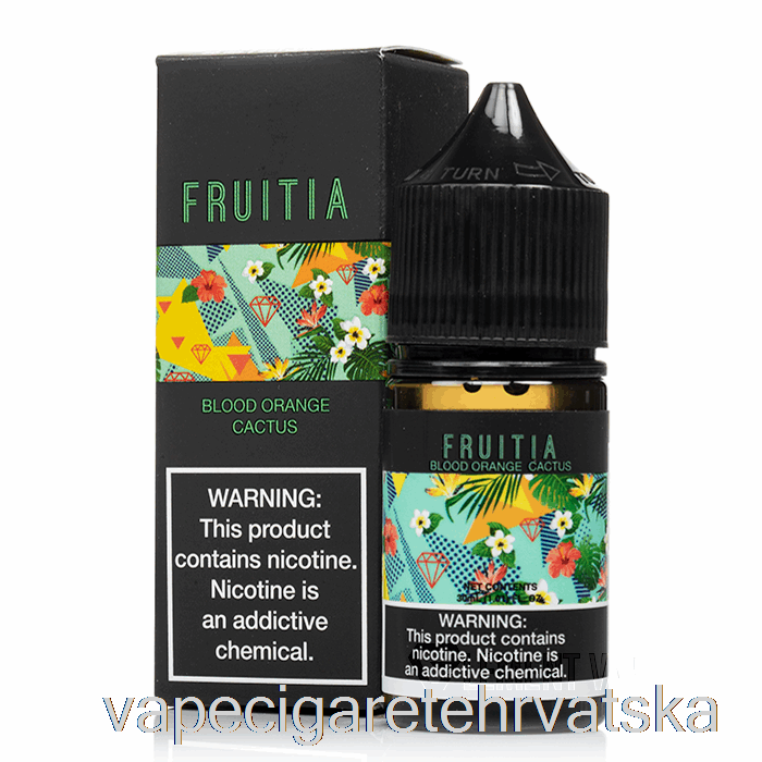 Vape Hrvatska Krvava Naranča Kaktus - Fruitia Soli - 30ml 35mg